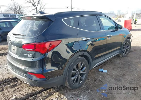 2017 Hyundai Santa Fe Sport 2.0T Ultimate из США, поврежденный, VIN 5XYZW4LA7HG490041